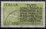 Italie : Y.T. 1298 - Incitation au paiement de l'Impt - oblitr - anne 1977