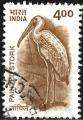 Inde 2001 - YT 1634 ( Oiseau : Cigogne ) Ob