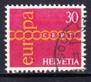 SUISSE - 1971  - Europa - Yvert 880 Oblitr
