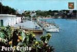 Porto Cristo (Espagne, Balares, Majorque) - Vue partielle, le port & blason