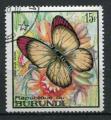 Timbre Rpublique du BURUNDI 1968  Obl  N 281  Y&T  Papillon