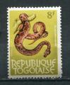Timbre Rpublique du TOGO  1964 - 65  Neuf **  N 398  Y&T Reptile