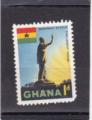 Timbre Ghana / Neuf / 1959 / Y&T N42 / Statue de Kwama Nkrumah.