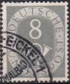 Allemagne Ouest/W. Germany 1951 - Cor postal - YT 13 