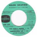 EP 45 RPM (7")  Helen Shapiro  "  Don't treat me like a child  "