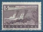 Argentine N°548A Barrage El Nihuil oblitéré