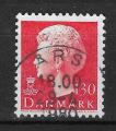 DANEMARK - 1979 - Yt n 683 - Ob - Reine Margrethe II 130o rouge