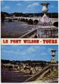 Carte Postale Moderne Indre et Loire 37 - Tours, le pont Wilson avant et aprs
