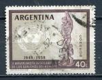 Timbre ARGENTINE 1959  Obl   N 595    