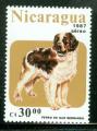 Nicaragua 1987 Y&T PA 1198 Neuf Chien - Saint-Bernard