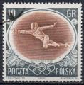 POLOGNE N 871 o Y&T 1956 Jeux Olympiques de Melbourne (Escrime)