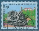 Autriche N1745 Centenaire du chemin de fer local Mlhkreisbahn oblitr