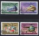 URSS N 4695  4698 o Y&T 1980 Hlicoptres