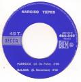 EP 45 RPM (7")  B-O-F  Narciso Yepes  "  Jeux interdits  "