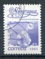 Timbre du NICARAGUA 1985  Obl  N 1400  Y&T  Fleurs