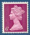 Grande-Bretagne N478 Elizabeth II 6p lilas-brun neuf**