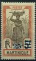 France, Martinique : n 113 x anne 1924