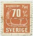 Suecia 1957-64.- Grabados Rupestres. Y&T 425. Scott 511. Michel 452.