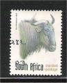 South Africa - Scott 1052   wildebeest / gnou