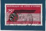 Timbre Côte d'Ivoire Oblitéré / 1963 / Y&T N°PA30.