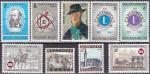 BELGIQUE 9 timbres neufs** de 1966 TTB