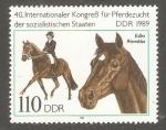 German Democratic Republic - Scott 2763 mint   horwe / cheval