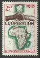 Congo 1964; Y&T n 170; 25F, Coopration avec la France