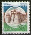 **   ITALIE    750 L  1990  YT-1891  " Urbisaglia - Forteresse "  (o)   **