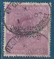 Grande-Bretagne N118 Edouard VII 2/6 violet oblitr (perfor, voir scans)