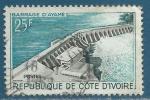 Cte d'Ivoire N200 Inauguration du barrage d'Ayam oblitr