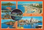 Var ( 83 ) Saint Raphaël : Vues multiples - Carte écrite TBE