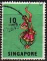 Singapour/Singapore 1968 - Srie courante: danse & costume - YT 84/SG 105 