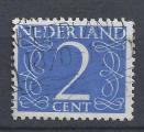 PAYS BAS - 1946 - Yt n 458 - Ob - Srie courante Chiffre 2c outremer