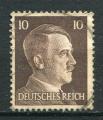 Timbre ALLEMAGNE Empire III Reich 1941-43  Obl  N 713  Y&T Personnage