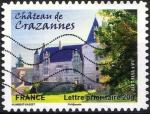 729 - Chteau de Crazannes- oblitr - anne 2012