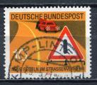 Timbre  ALLEMAGNE RFA  1971   Obl    N  535  Y&T   Scurit Routire