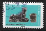 2018 FRANCE Adhesif 1522 oblitr, cachet rond, chien, antiquits orientales