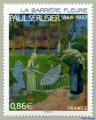 Timbre de 2007 - Paul Srusier 1864-1927 La barrire fleurie N 4105