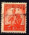 Timbre  ITALIE 1945 - 48 Obl  N 497  Y&T  Mtiers
