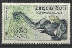 Laos 1958; Y&T n 45 **; 0,20k, faune; lphant