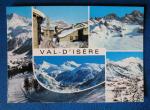 CP 73 Val d' Isre - Vieux village couloir de Bellevarde multivues (timbr 1986)