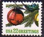 -U.A./U.S.A. 1987 - Nol-voeux/Christmas: boules/baubles - YT 1794 / Sc 2368 