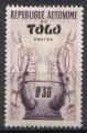 TOGO 1957 - YT 261  - Casque Konkomba