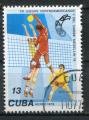 Timbre de CUBA PA  1978  Obl  N 288   Y&T   Sport Volley Ball