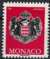 Monaco 2014 Oblitr Used Coat of Armes Blason Armoiries rouge vif prioritaire