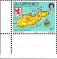 Aldeney-Aurigny Poste N** Yv:  1/12 Coin d.feuille