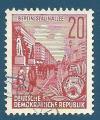 Allemagne de l'Est N317B Plan quinquennal - Avenue Staline  Berlin oblitr