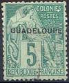 Guadeloupe Poste Obl Yv: 17 (cachet rond) Mi:15