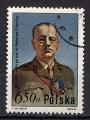 TIMBRE POLOGNE Obl  Personnage N 2553 