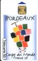 Telecarte - Carte tlphonique Coupe du Monde 98 Affiche : Bordeaux F1848 OB2